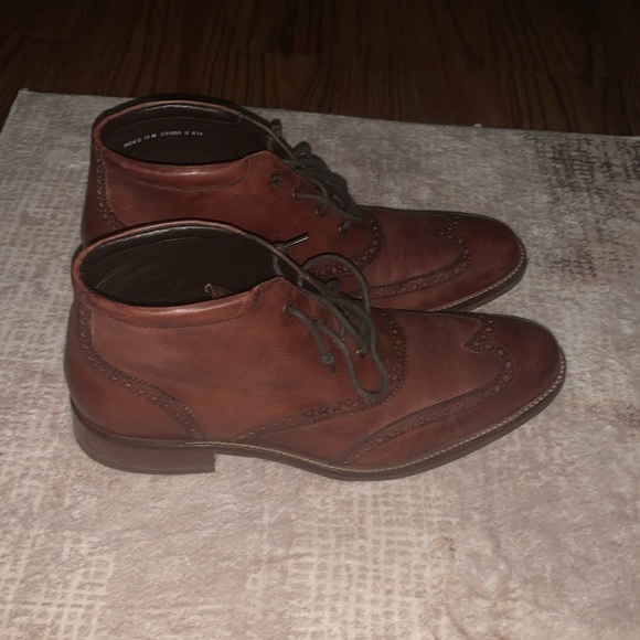Cole Haan Wingtip Chukka Boots - Picture 3 of 11